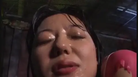 Asian Girl in Industrial Setting