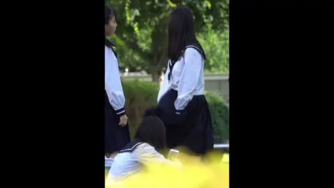 Asian Schoolgirls in Uniform