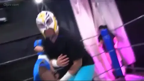Wrestling Match with Masks and Costumes