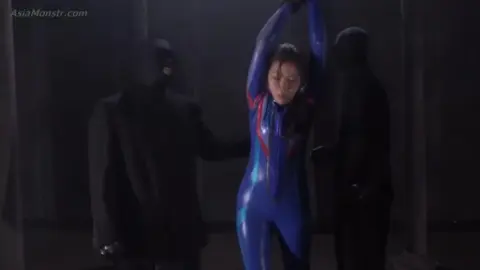 Asian woman in bondage and fetish scenes