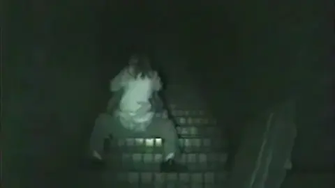 Blonde Bombshell Intimate Moments in Dark Room