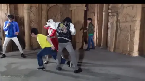 Asian Cosplay Embrace and Fantasy Costumes