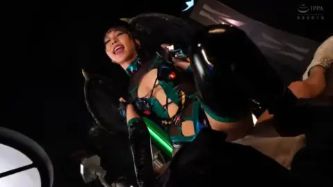 Asian Couple in Futuristic Sex Scene