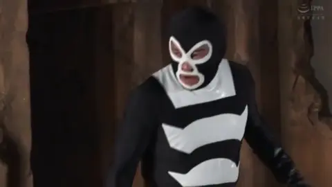 Asian Superhero Captured in Dungeon