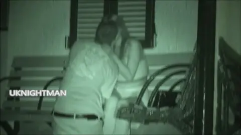 Blonde in White Dress Intimate Moments