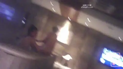 Asian Lesbians in Bathroom Intimacy