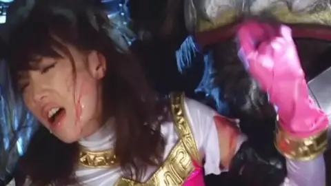 Asian Teen in Pink Costume