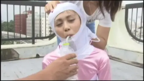 Asian Superhero Cosplay Erotic Encounter