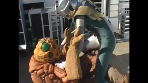 Asian Couple in Costume, Outdoor Adventure