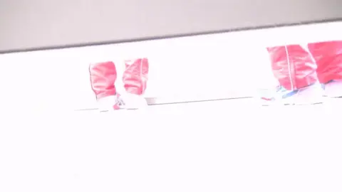 Slim Caucasian Woman Urinating on Potty Chair POV