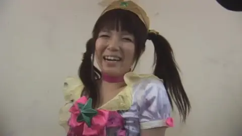 Asian Girl in Costume and Crown