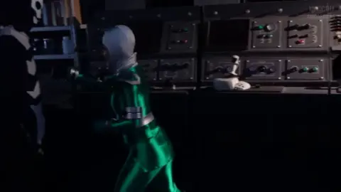 Asian Girl in Control Room Scene