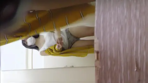 Asian Teen in Bathroom Solo POV