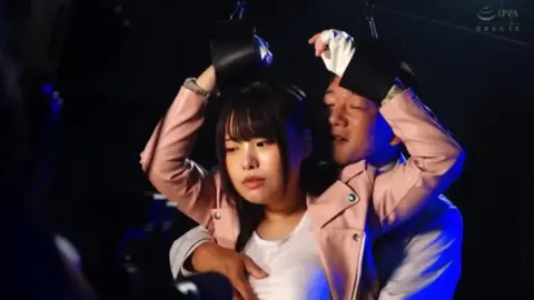 Asian Women in Erotic Temple Fight