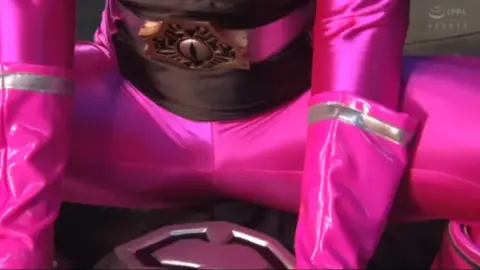 Asian Superheroine in Action