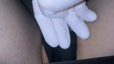 Slim Caucasian Couple in Intimate Encounter