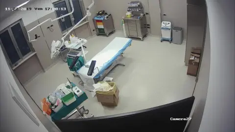 Real Hidden Camera in Gynecological Cabinet 9