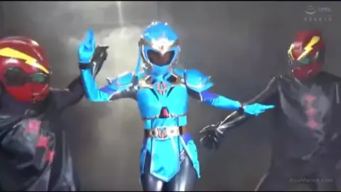 Asian Women in Costumes Industrial Setting