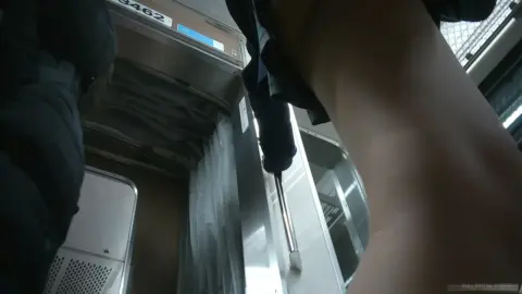 Asian Girls Masturbating on Train POV