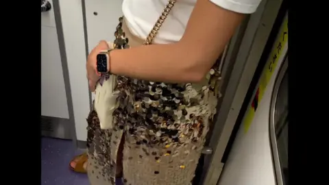 Asian Teen in Subway