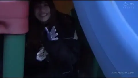 Asian Cosplay Girl Outdoor Play