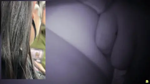 Caucasian Brunette Masturbating POV