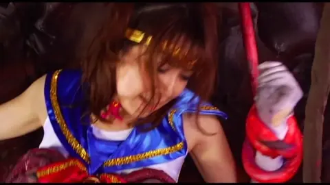 Asian Babe Bound and Gagged in Dark Room