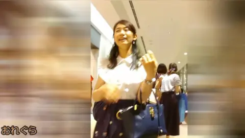 Asian Girls at Public Area