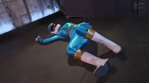 Asian Girl Fights Monsters in Industrial Setting