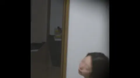 Asian Teen Undresses in Hotel Room