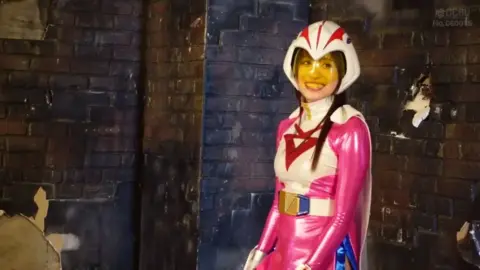 Asian Cosplay Lovers in Abandoned Factory