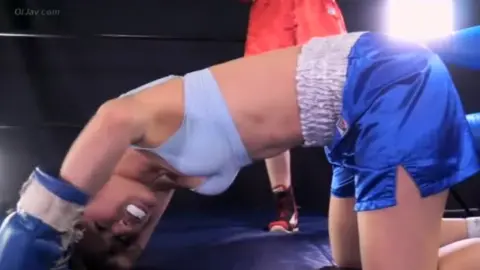 Asian Women in Boxing Ring Encounter