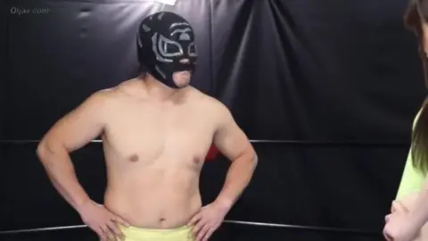 Asian Wrestlers in Action