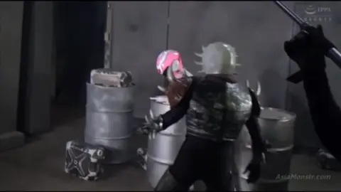 Asian Girl Fights and Poses