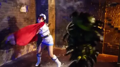 Asian Cosplay Sex Scenes with Costumes and Masks