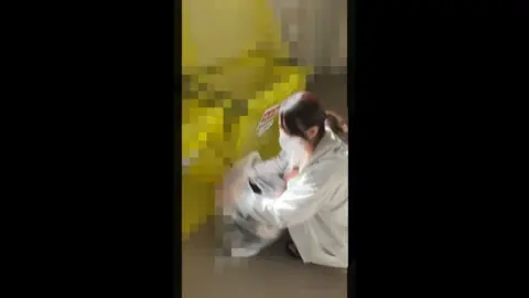 Asian Lesbian Encounter in Bedroom