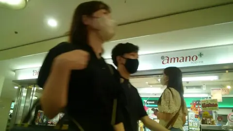 Asian Girls at Shopping Mall