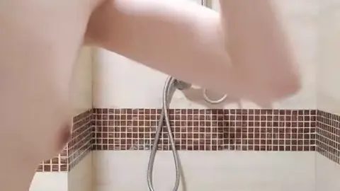 Asian Girl Showering and Washing