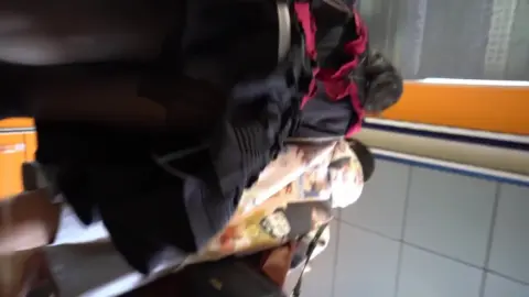 Asian Cosplay Tease in Bathroom