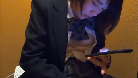 Schoolgirl Undresses in Bathroom