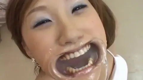 Asian Woman in Restraint and Masturbation Scene