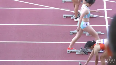 Asian Athletes Compete in Track and Field