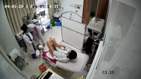 Real Hidden Camera in Gynecological Cabinet 35