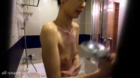 Asian Teen Shower Solo