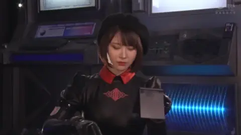 Futuristic Group Sex with Whip and Bondage