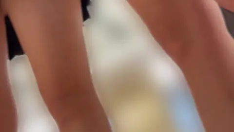 Blonde Asian Teen Lifts Skirt in Public