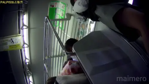 Asian Schoolgirls in Blue Plaid Skirts on Train