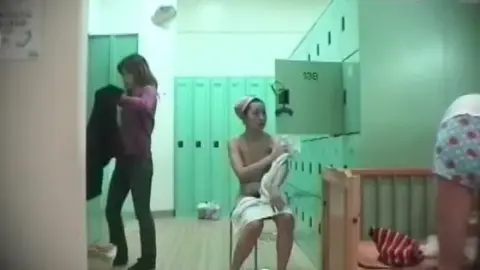 Asian Girls in Locker Room