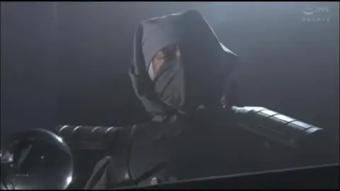 Asian Cosplay Sex Scene with Armor and Cloak