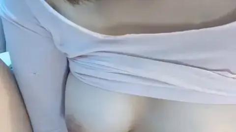 Asian Brunette Masturbates in Bedroom